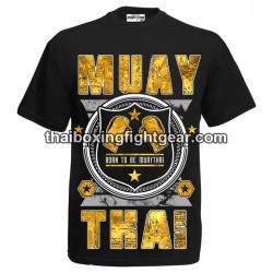 Born To Be Muay Thai Camiseta de boxeo "Escudo de armas"