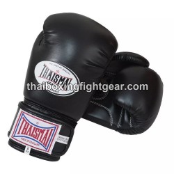 Guantes de boxeo Thai Para niños Thaismai BG124 Sintético Negro