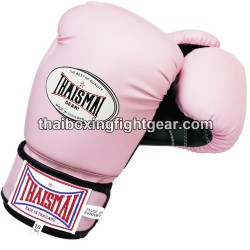 Guantes de boxeo Thai Para niños Thaismai BG124 Sintético Rosa claro negro