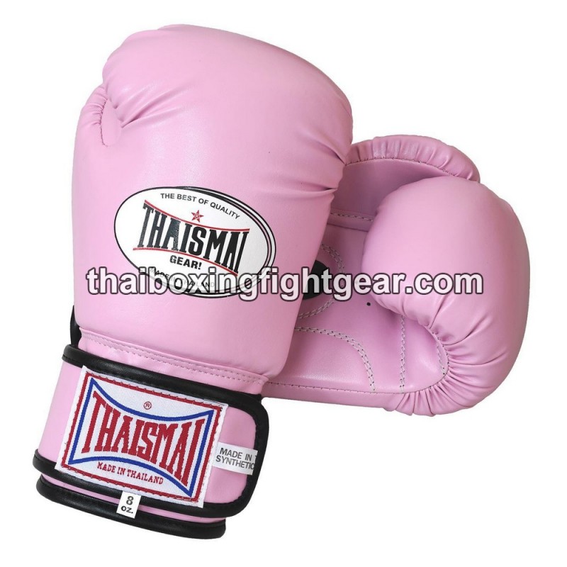 Guantes de boxeo Thai Para niños Thaismai BG124 Sintético Rosa claro