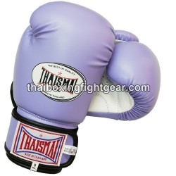 Guantes de boxeo Thai Para niños Thaismai BG124 Sintético Púrpura claro blanco