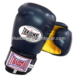Guantes de boxeo Thai Para niños Thaismai BG124 Sintético Amarillo marino