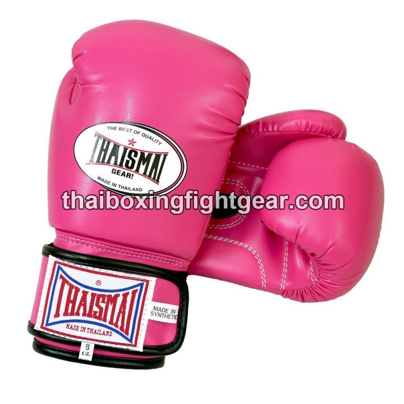Guantes de boxeo Thai Para niños Thaismai BG124 Sintético Rosa