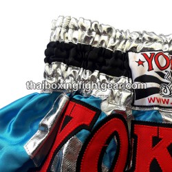 Pantalón Corto de Boxeo Yokkao Tailandés saenchai-muay-thai-gym turquesa | Pantalone