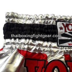 Pantalón Corto de Boxeo Yokkao Tailandés saenchai rojo | Pantalone