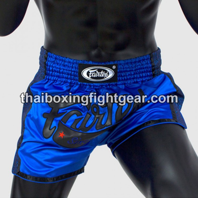Pantalones cortos de boxeo  Muay Thai Fairtex BS1702 azul | Pantalone