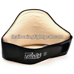 Cinturón llamativo, Plastron llamativo, Fairtex Negro/Blanco | Belly Protections