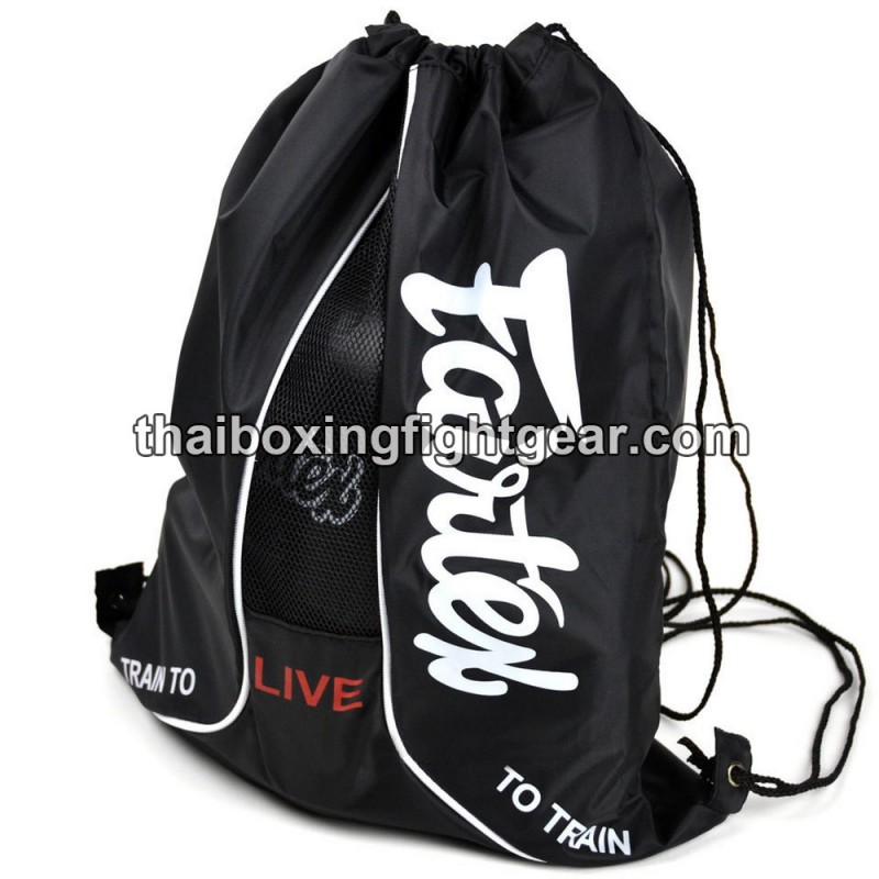 Bolsa de guante de boxeo Fairtex "Sach BAG 6" Negro | Accesorio