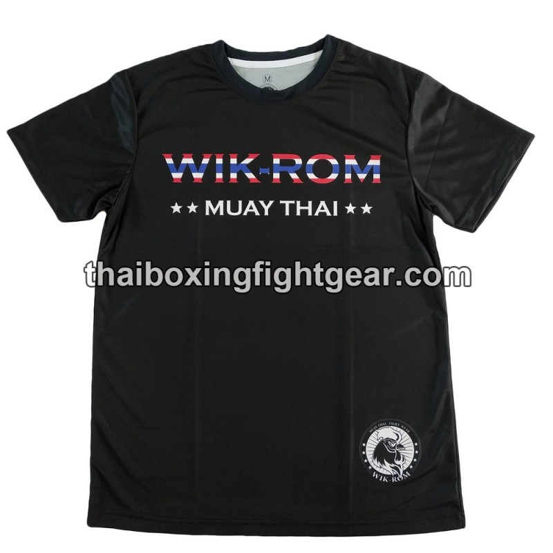 Wik-Rom Muay Thai camiseta negra | Camisetas Wik-Rom Muay Thai camiseta negra | Camisetas