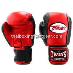 Guantes de boxeo Thai Twins BGVL7 Rojo y Negro | Guantes