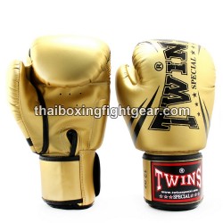 Guantes de boxeo Thai Twins FBGVS3-TW6 "Debutant Edition" oro | Muay Thai Gloves