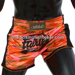 Pantalones cortos de boxeo tailandés Fairtex bs 1711 Orange | Pantalone