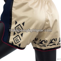 Pantalones cortos de boxeo tailandés Fairtex BS1713 Creme | Pantalone