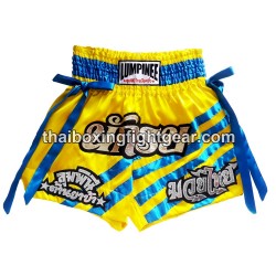Pantalones cortos de boxeo thai Lumpinee amarillo | Muay Thai Shorts