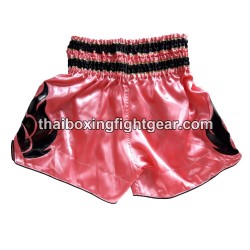 Pantalones cortos de boxeo thai Lumpinee rosa | Muay Thai Shorts