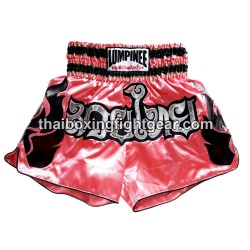 Pantalones cortos de boxeo thai Lumpinee rosa | Muay Thai Shorts