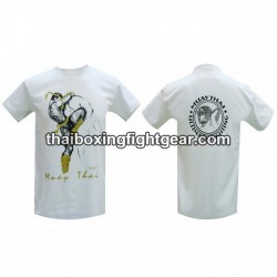Camiseta de boxeo Human Fight "COUP OF PIED DESER" BLANCO | Camisetas Camiseta de boxeo Human Fight "COUP OF PIED DESER" BLANCO | Camisetas