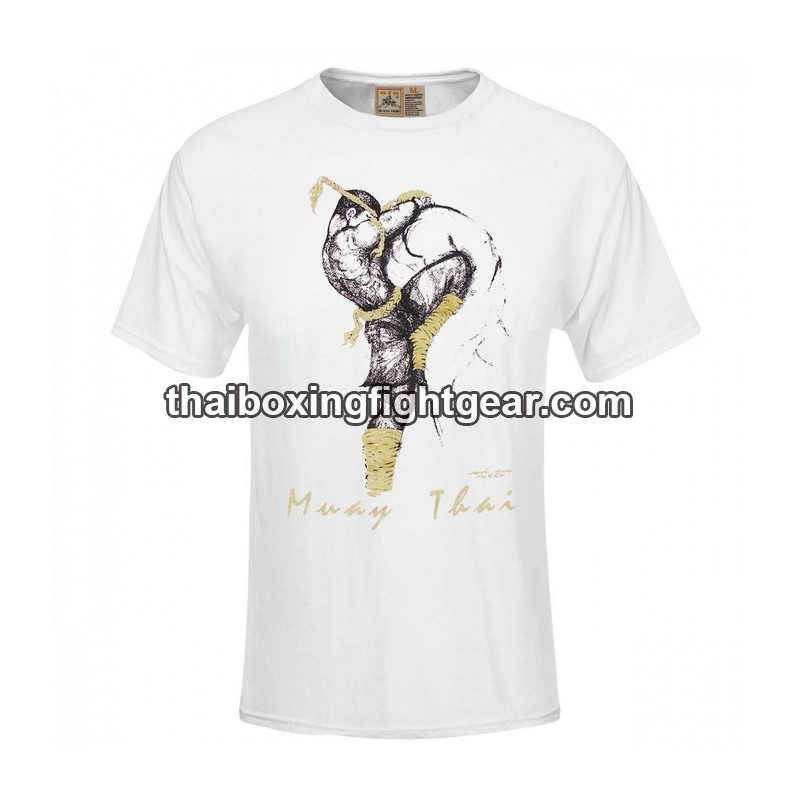 Camiseta de boxeo Human Fight "COUP OF PIED DESER" BLANCO | Camisetas Camiseta de boxeo Human Fight "COUP OF PIED DESER" BLANCO | Camisetas