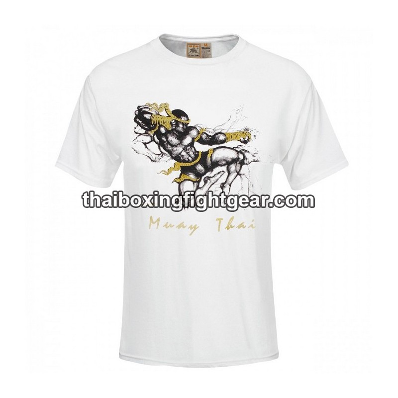 Camiseta de boxeo Human Fight "COUP OF GENOUS" Blanco | Camisetas Camiseta de boxeo Human Fight "COUP OF GENOUS" Blanco | Camisetas