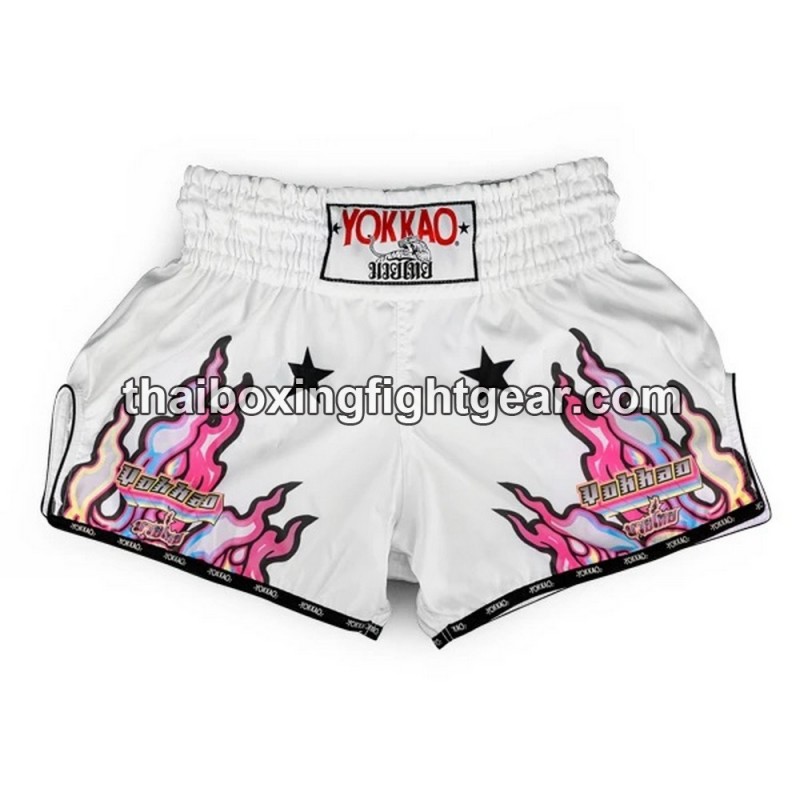 Pantalón Corto de Boxeo Yokkao Tailandés Carbon Fit Bangkok Flame | Yokkao