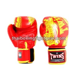 Guantes de boxeo Thai Twins FBGVL3-49 "Dragon"rojo | Guantes
