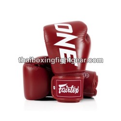 GUANTES DE BOXEO TAILANDÉS FAIRTEX BGV-1 ONE ROJO | Guantes