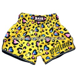 Raja Boxing pantalones cortos de Muay Thai Leopard | Muay Thai Shorts