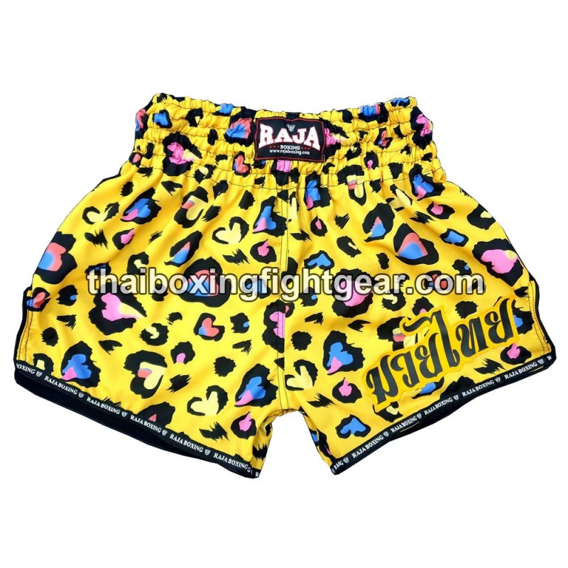 Raja Boxing pantalones cortos de Muay Thai Leopard | Muay Thai Shorts