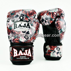 Raja Boxing Muay Thai Guantes de Boxeo Tailandés  Rose Skull | Guantes