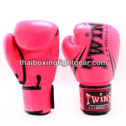 Guantes de boxeo Thai Twins FBGVS3-TW6 " Edition debutante "Dark Pink" | Muay Thai Gloves