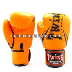 Guantes de boxeo Thai Twins FBGVS3-TW6 " Edition debutante "Orange" | Muay Thai Gloves