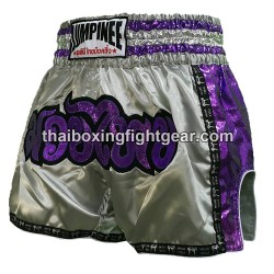 Lumpinee Pantalones cortos de boxeo tailandés "Retro Purple" | Muay Thai Shorts