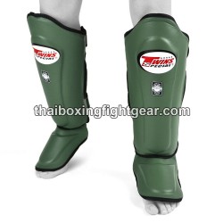 Twins SLG-10 Espinilleras "SHIN GUARDS Olive" | Protecciones
