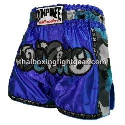 Pantalones cortos de boxeo thai Lumpinee "Retro Camo" | Muay Thai Shorts