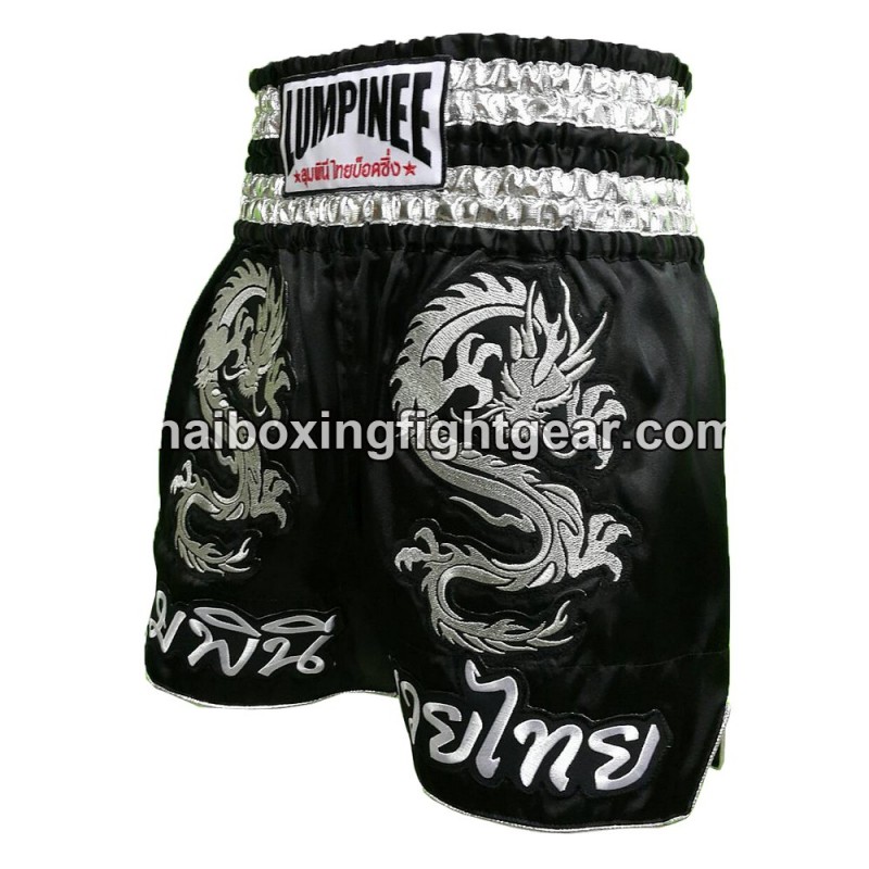 Pantalones cortos de boxeo thai Lumpinee "Dragon" | Muay Thai Shorts