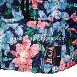 Raja Boxing pantalones cortos de Muay Thai "Flower Purple" | Muay Thai Shorts