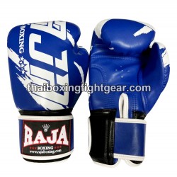 Raja Muay Thai Guantes de Boxeo Tailandés "Tattoo Blue" | Guantes