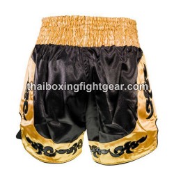 Short de Boxeo tailandés Buakaw Banchamek "BFG66-2 BLACK GOLD" | Pantalone