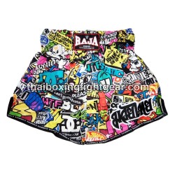 Raja Boxing pantalones cortos de Muay Thai "Warn" | Muay Thai Shorts