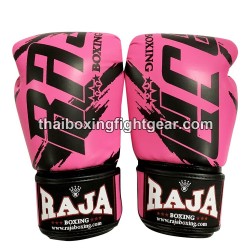 Raja Boxing Muay Thai Guantes de Boxeo Tailandés "Tattoo Pink" | Guantes