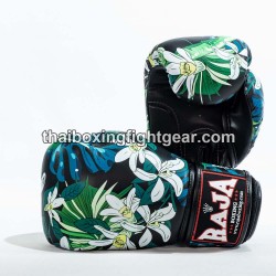 Raja Boxing Muay Thai Guantes de Boxeo Tailandés "Orchid Black" | Guantes