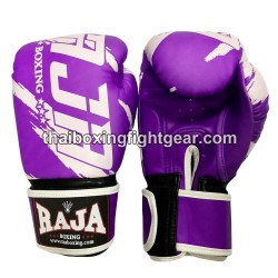 Raja Boxing Muay Thai Guantes de Boxeo Tailandés "Tattoo Purple" | Guantes