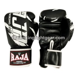 Raja Boxing Muay Thai Guantes de Boxeo Tailandés "Tattoo Black" | Guantes