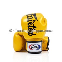 Guantes de boxeo Tailandés Fairtex BGV19 Amarillo | Guantes