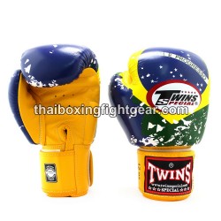 Guantes de Boxeo tailandés Twins FBGVL3-44 "Brazil" | Guantes