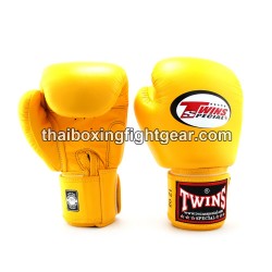 Twins BGVL3 Guantes de boxeo Muay Thai Amarillo | Guantes