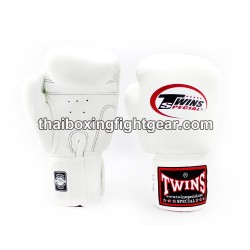 Twins BGVL3 Guantes de boxeo Muay Thai Blanco | Guantes