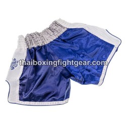 Short de Boxeo tailandés Buakaw Banchamek "BFG6-3 NAVY SILVER WHITE" | Pantalone