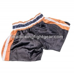 Short de Boxeo tailandés Buakaw Banchamek "BFG4-2 BLACK GOLD WHITE" | Pantalone