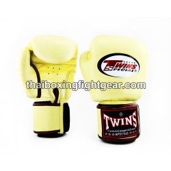 Twins BGVL3 Guantes de boxeo Muay Thai  Vanila | Guantes